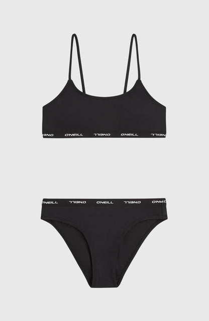 Sport Bikini Set Kids Black Out