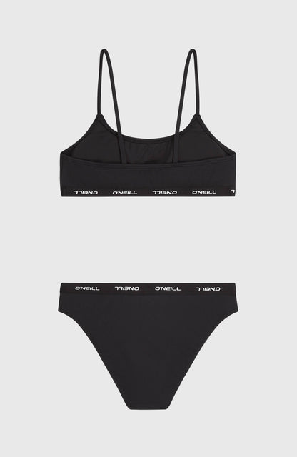 Sport Bikini Set Kids Black Out