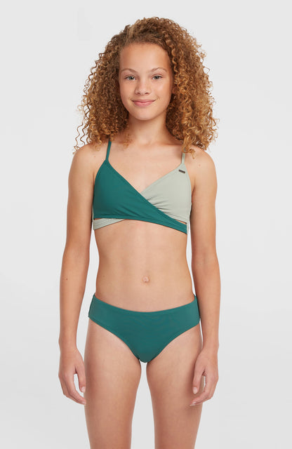 Essentials Baay Bikini Set Kids Botanical Heat Colour Block