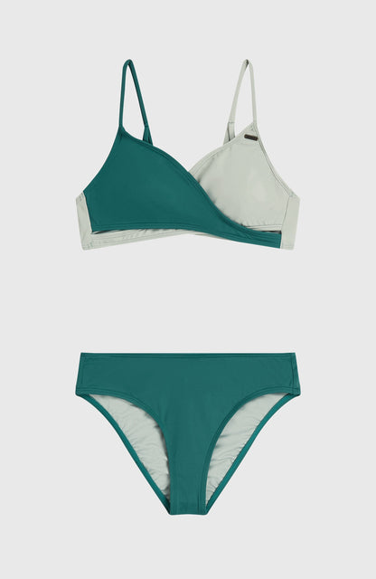 Essentials Baay Bikini Set Kids Botanical Heat Colour Block