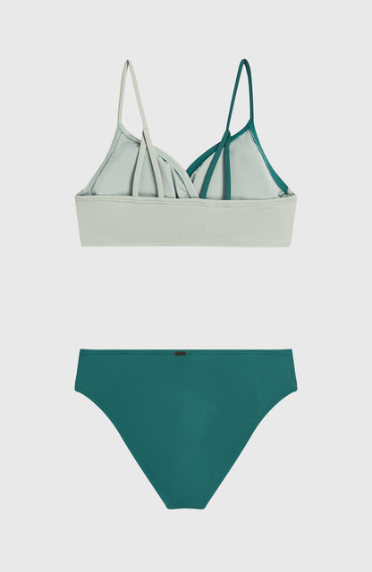 Essentials Baay Bikini Set Kids Botanical Heat Colour Block