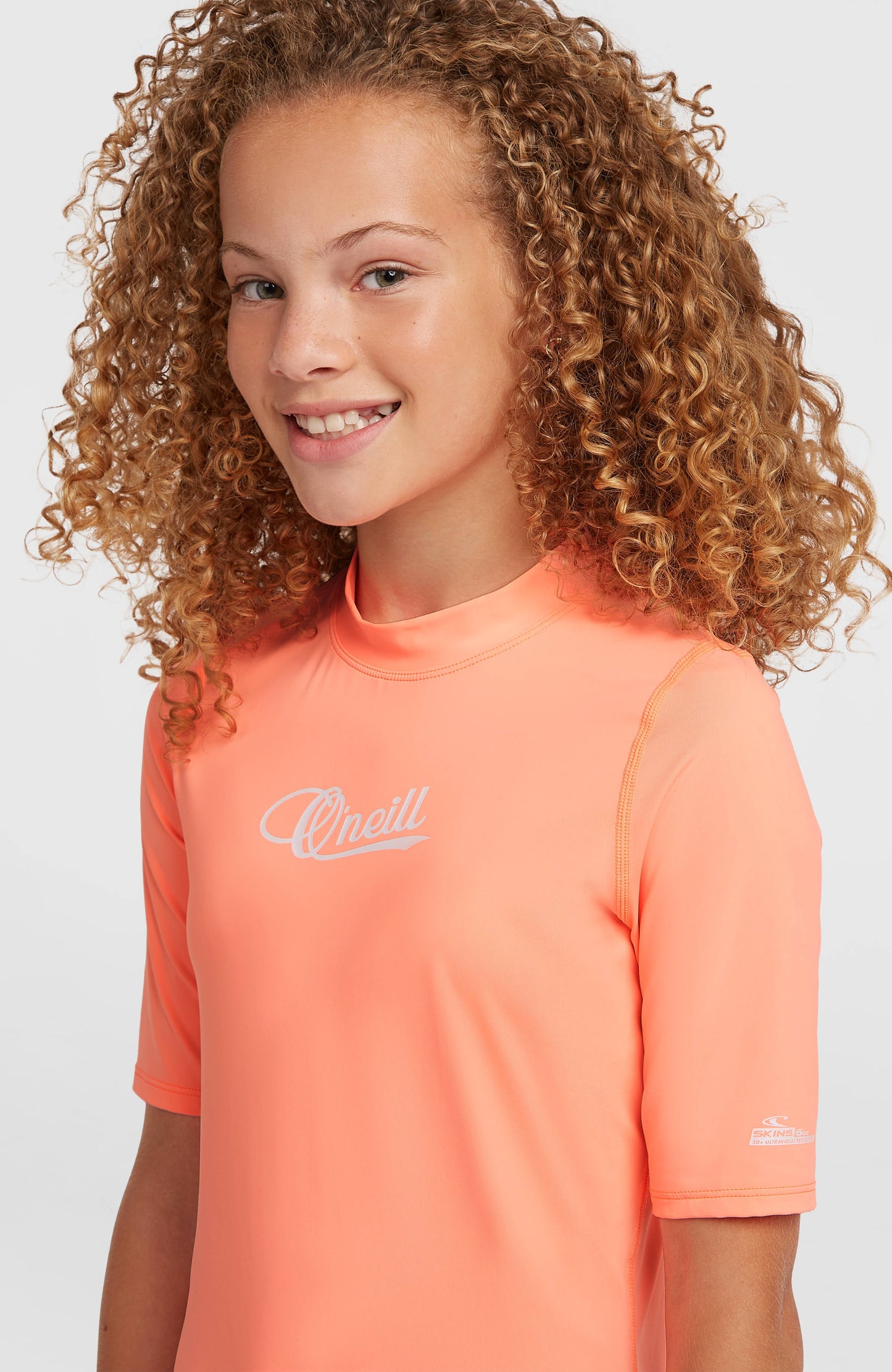 O'Neill Short-Sleeve Skin Kids Funky Peach