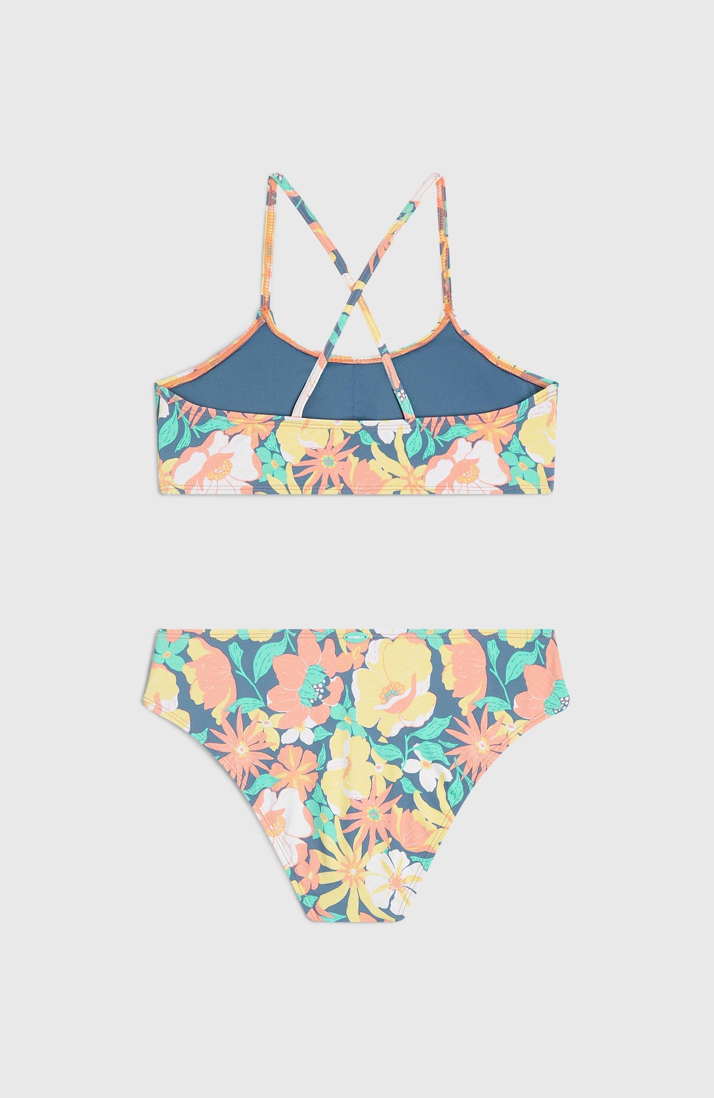 Essentials Bralette Bikini Set Kids Blue Santa Monica