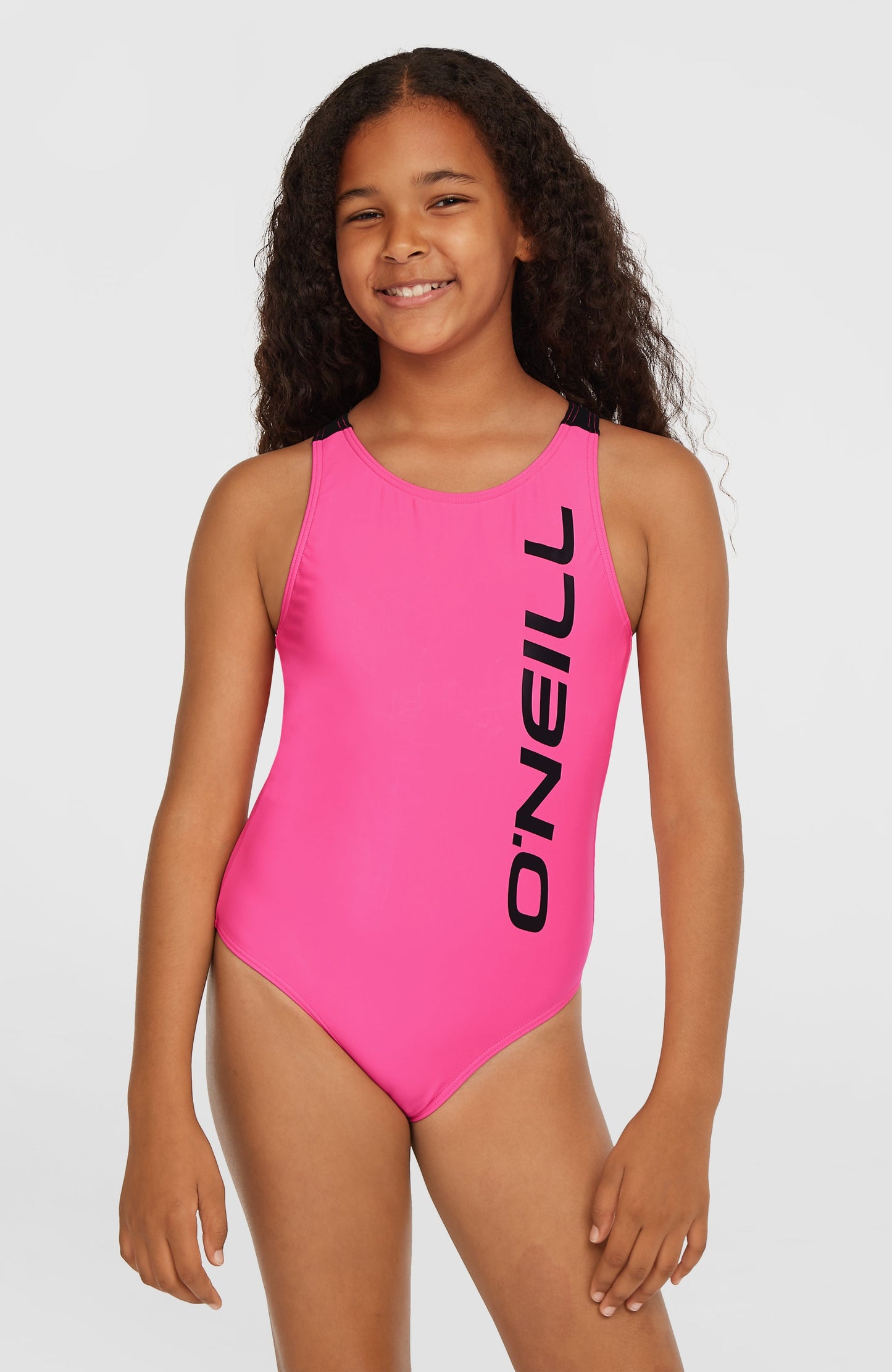Essentials Sun & Joy Swimsuit Kids Rosa Shocking