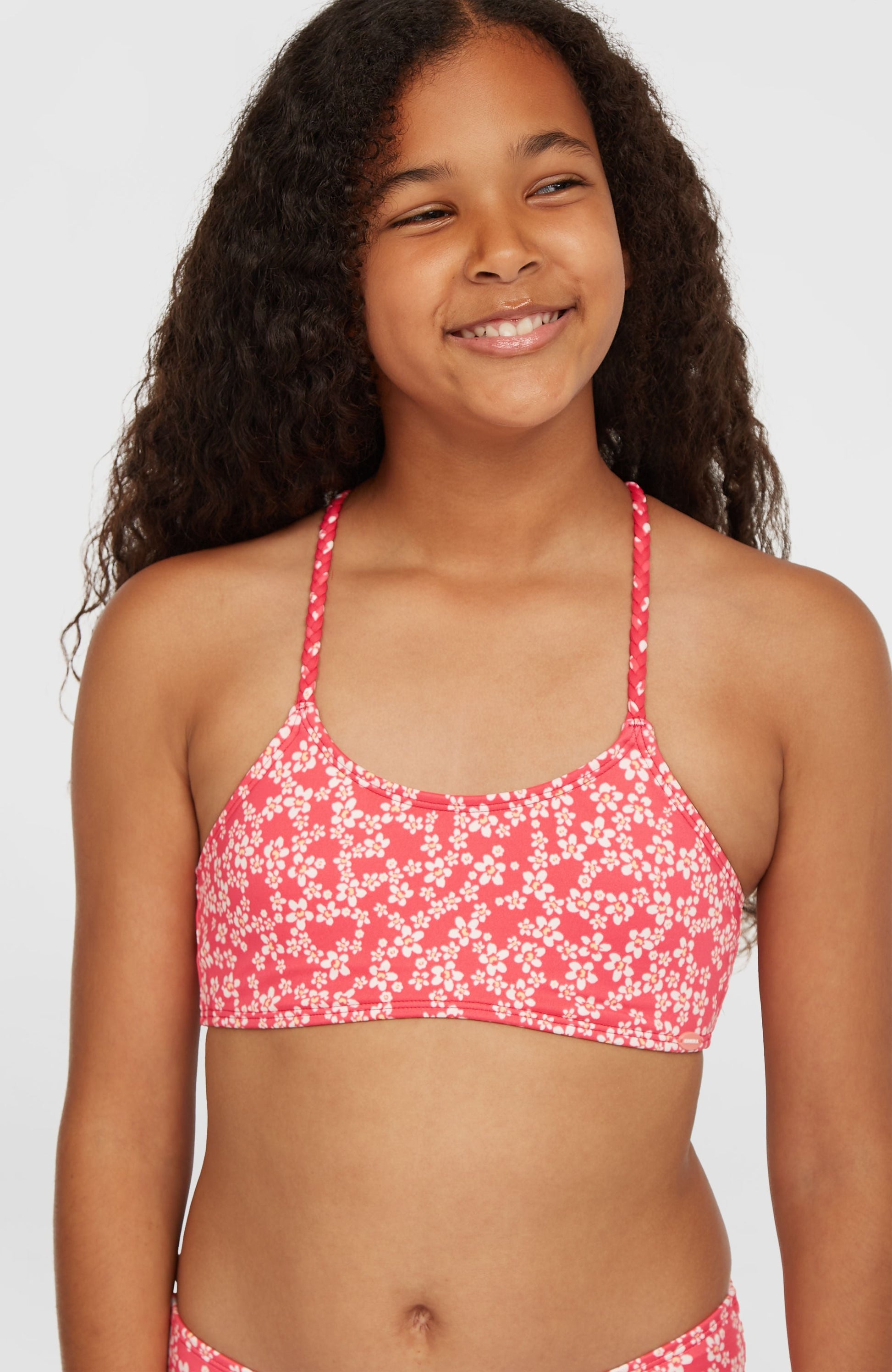 Tropics Bikini Set Kids Pink Milliflower