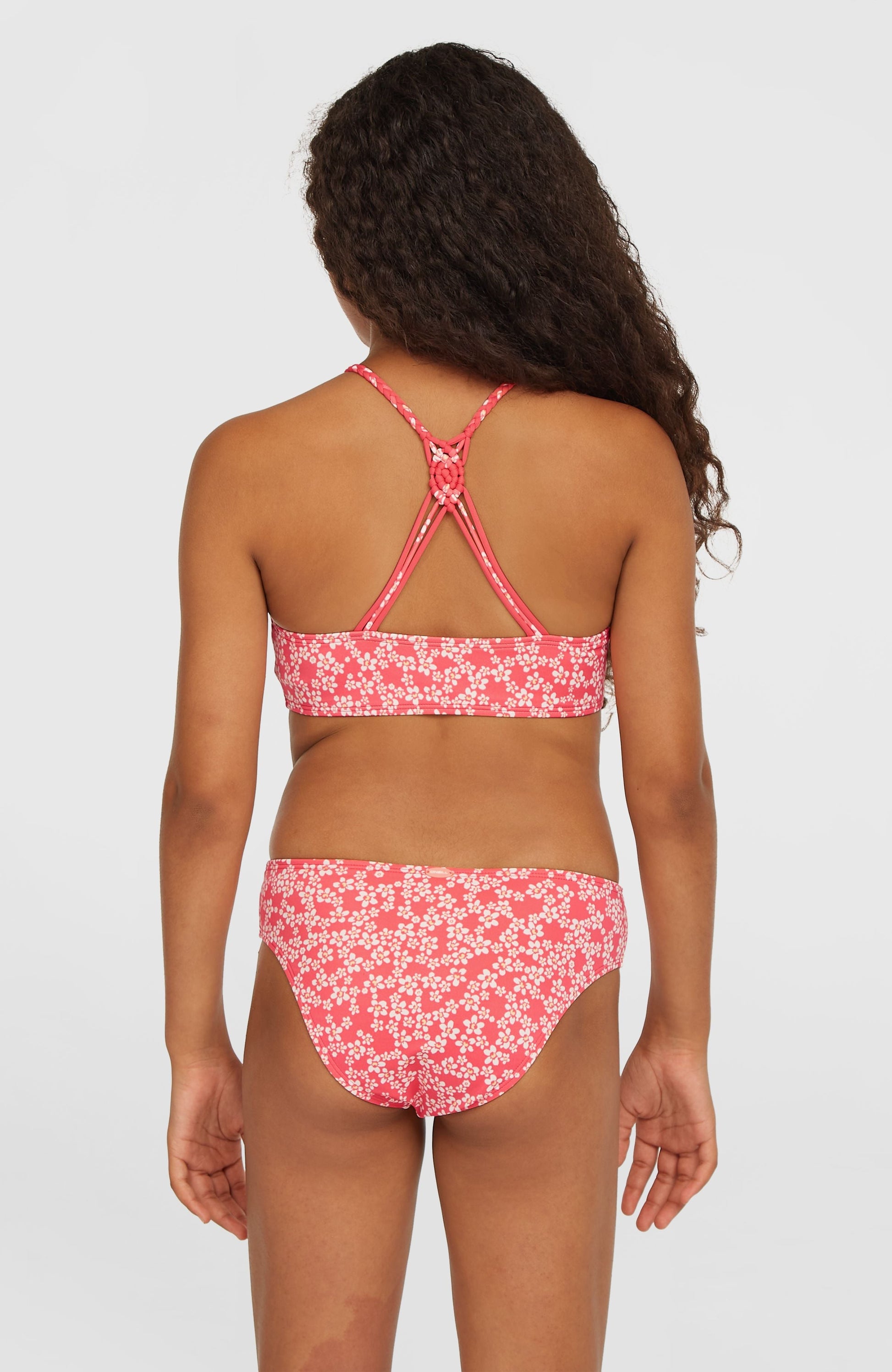Tropics Bikini Set Kids Pink Milliflower