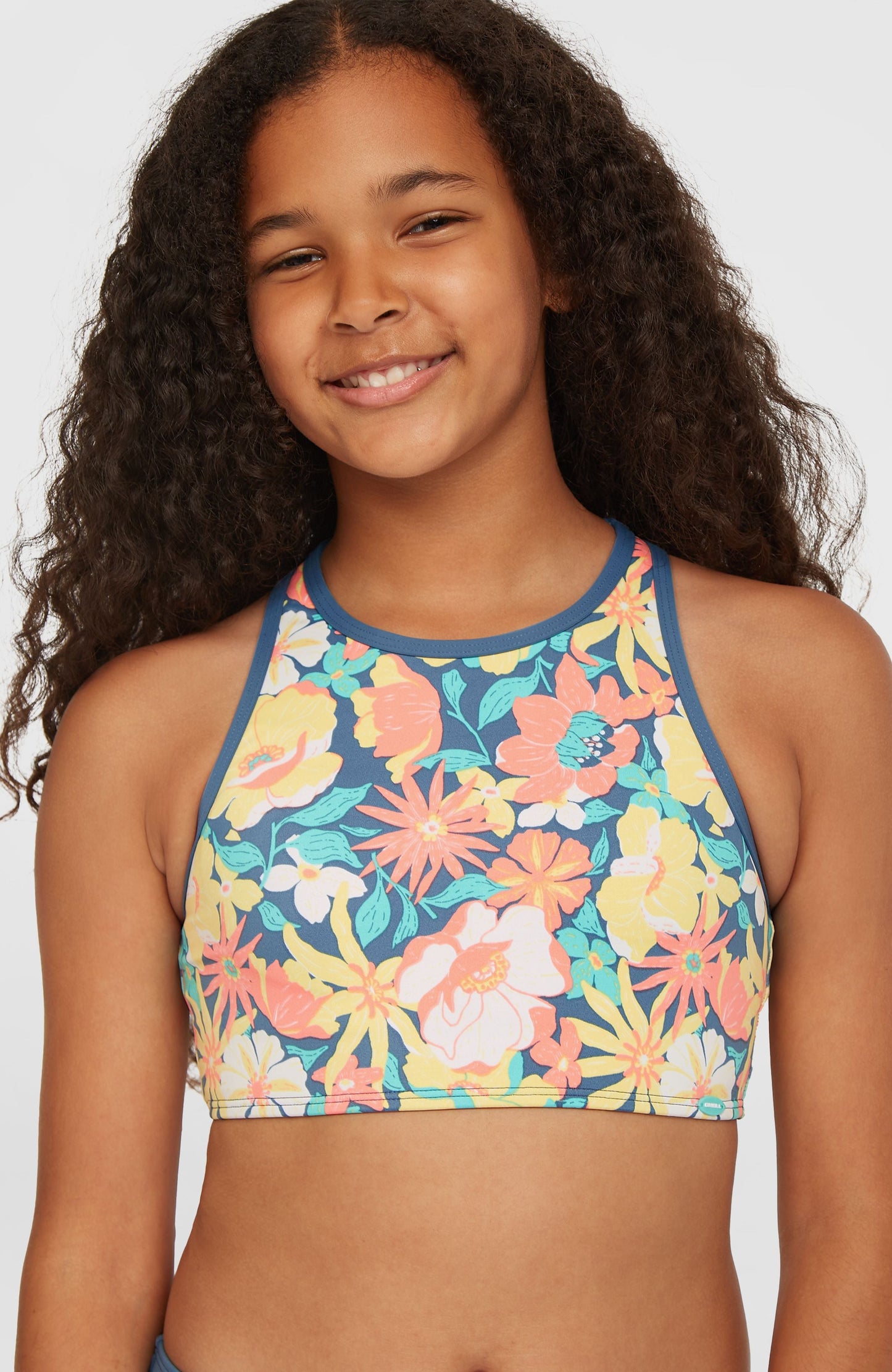 Cali Holiday Bikini Set Kids Blue Santa Monica