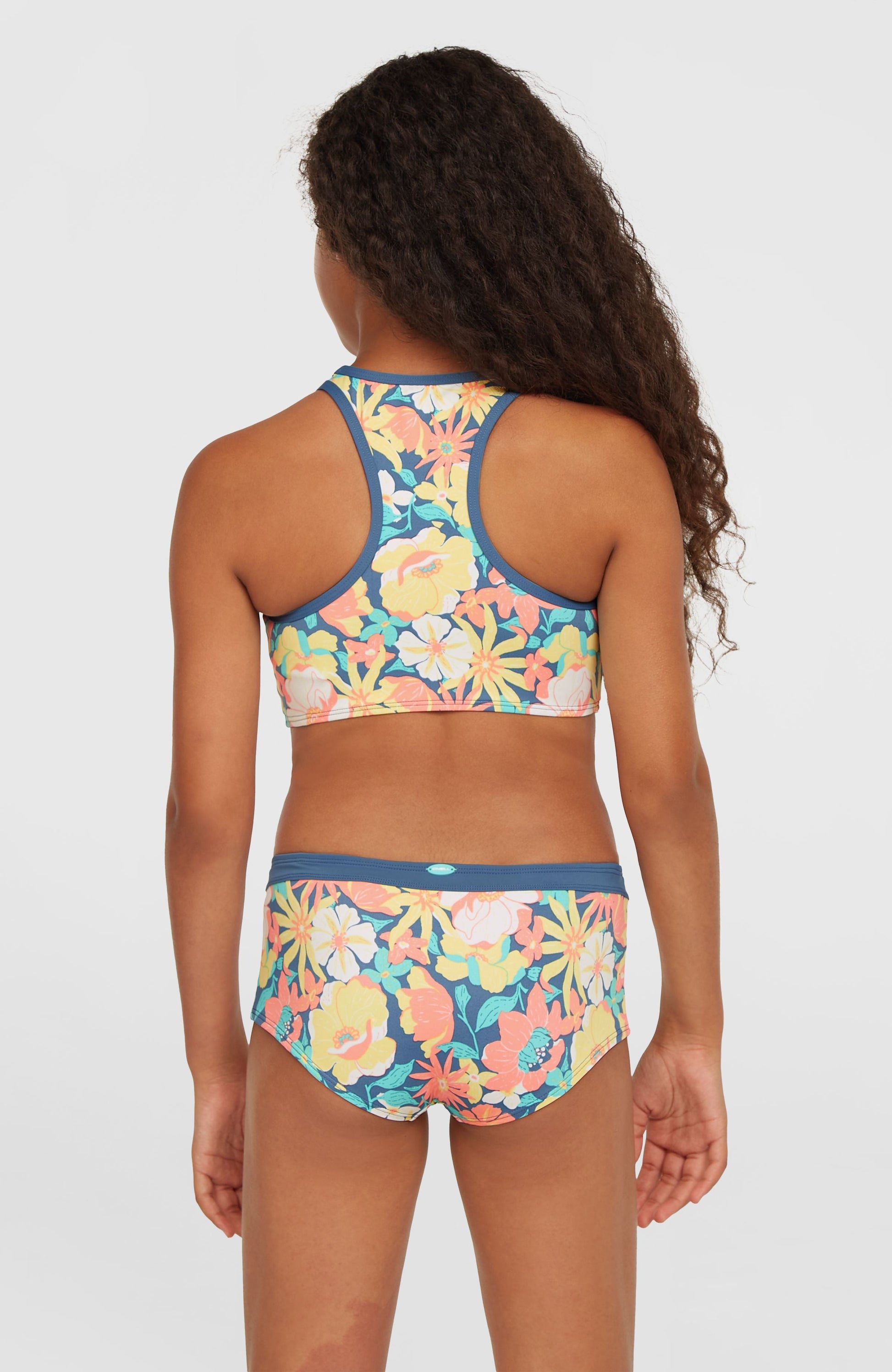 Cali Holiday Bikini Set Kids Blue Santa Monica