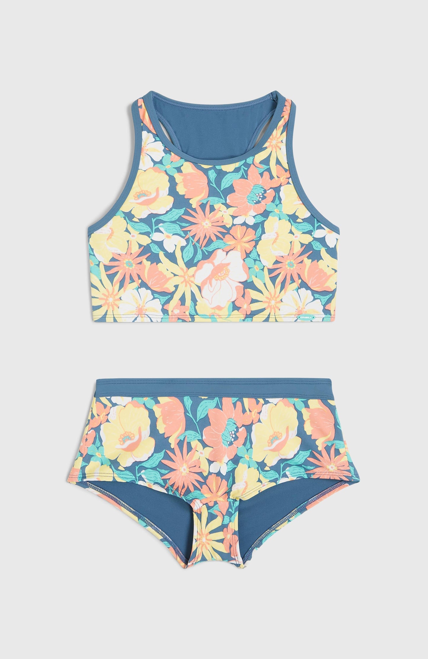 Cali Holiday Bikini Set Kids Blue Santa Monica