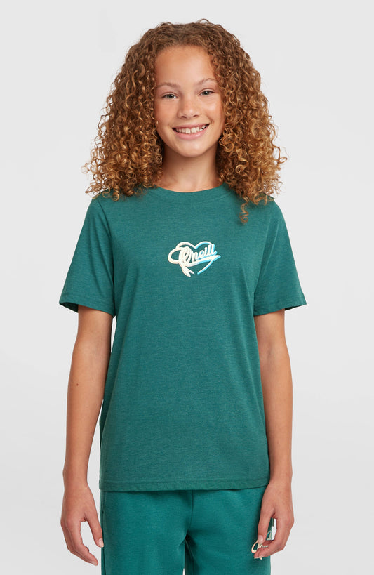 Script T-Shirt Kids Botanical Heat