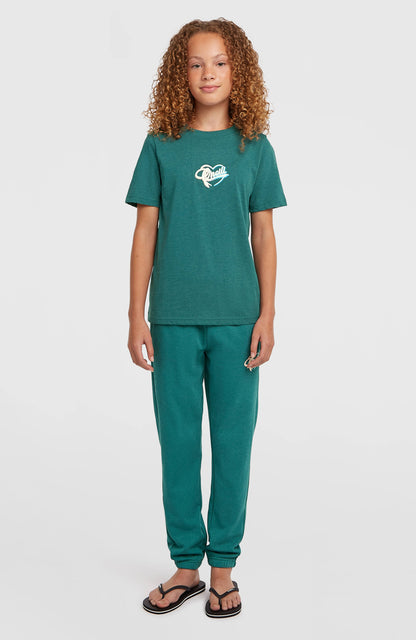 Script T-Shirt Kids Botanical Heat