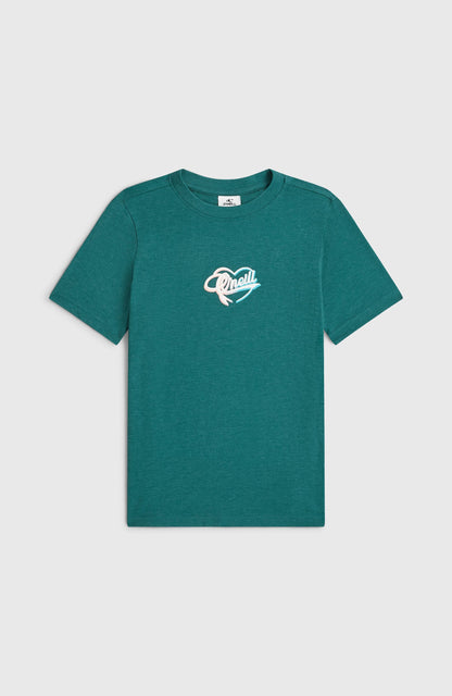 Script T-Shirt Kids Botanical Heat