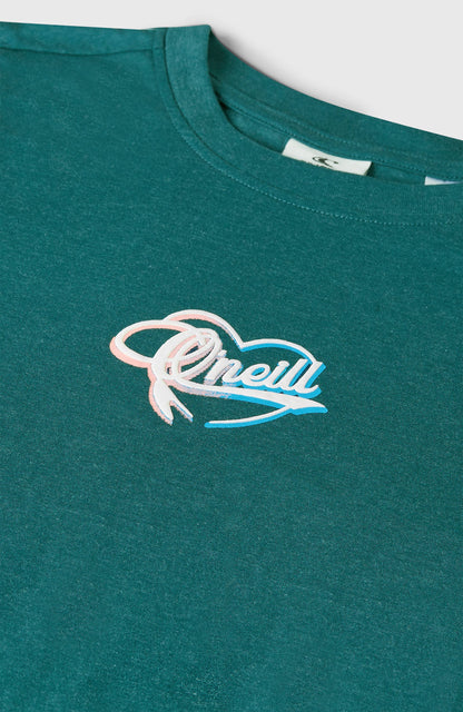 Script T-Shirt Kids Botanical Heat