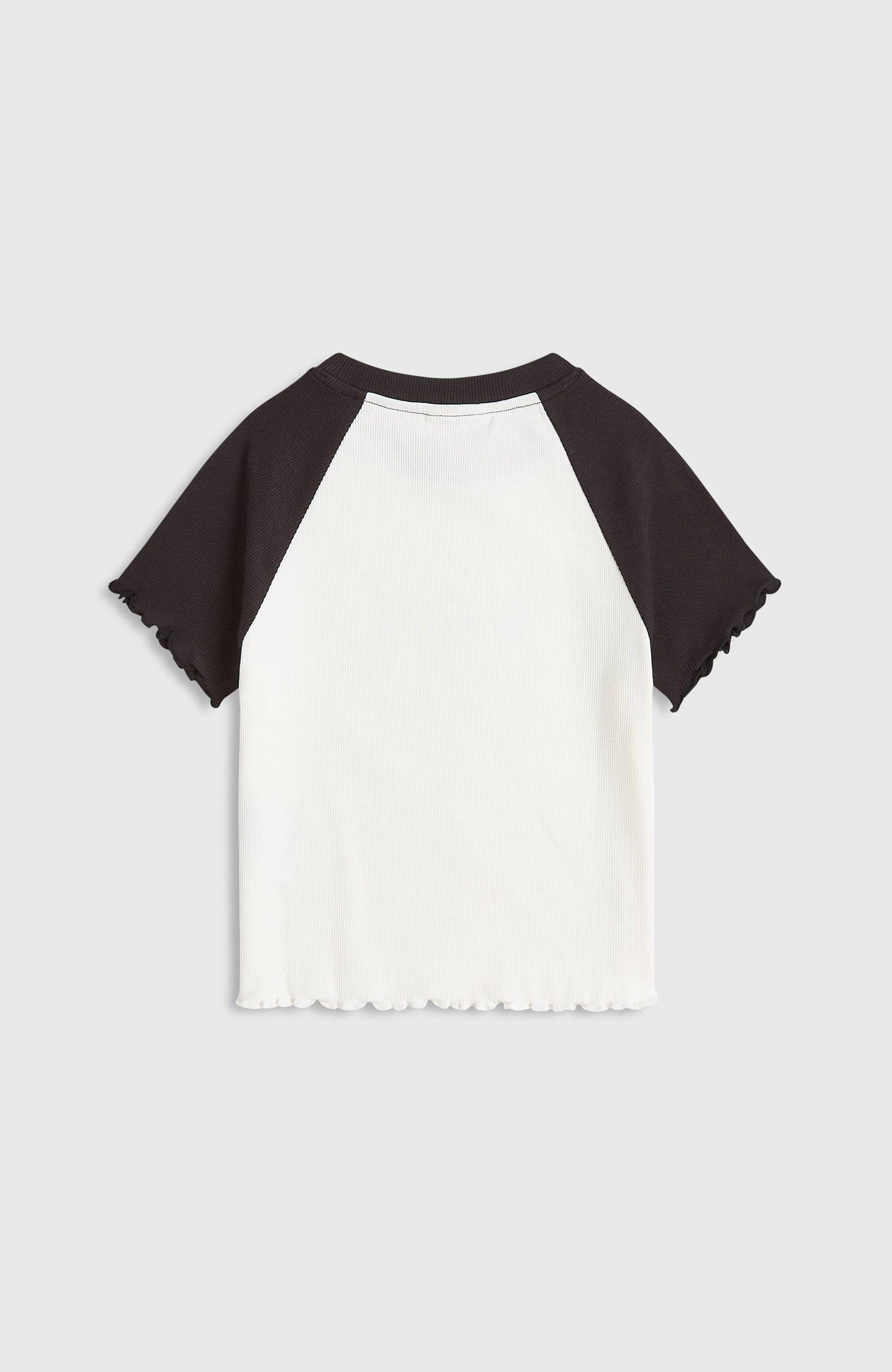O'Neill Colour-Block Rib T-Shirt Kids Snow White Colour Block