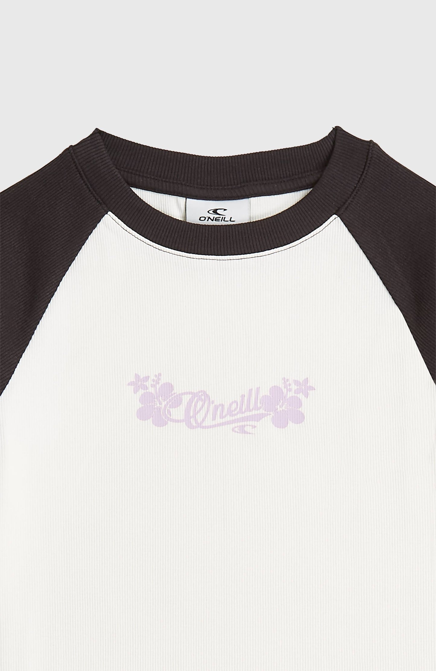 O'Neill Colour-Block Rib T-Shirt Kids Snow White Colour Block