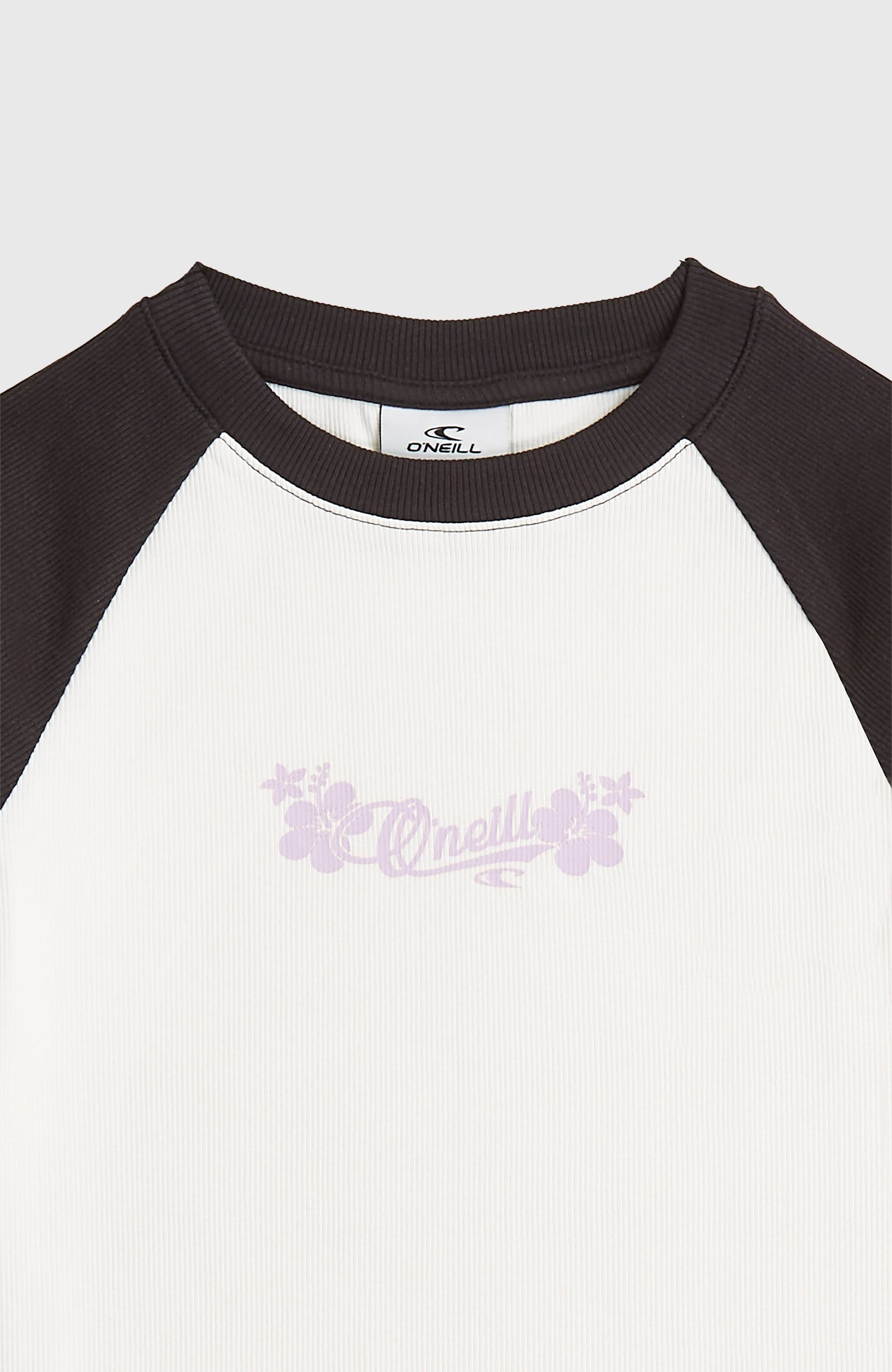 O'Neill Colour-Block Rib T-Shirt Kids Snow White Colour Block