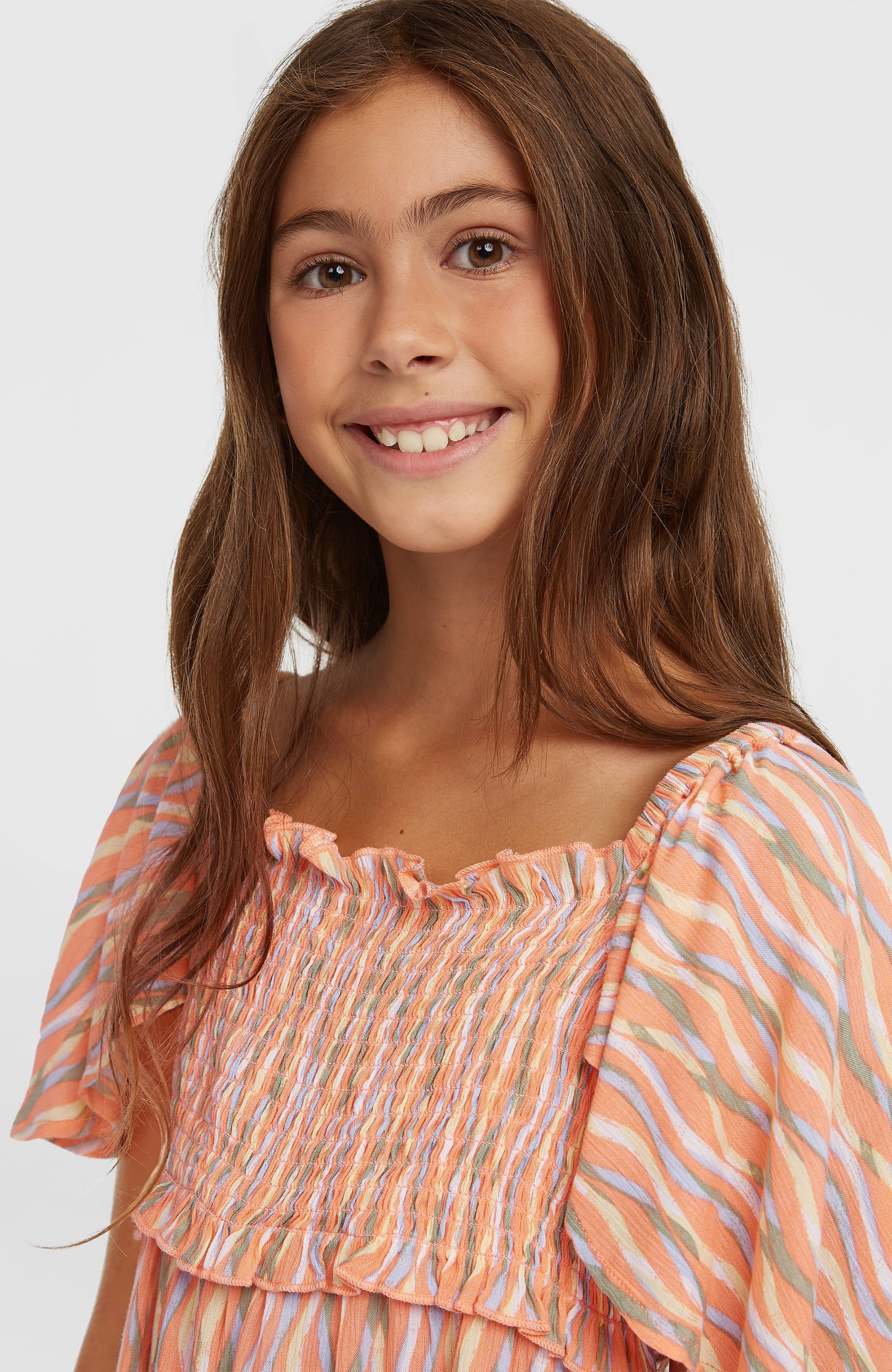 O'Neill Woven T-Shirt Kids Funky Peach Swirly