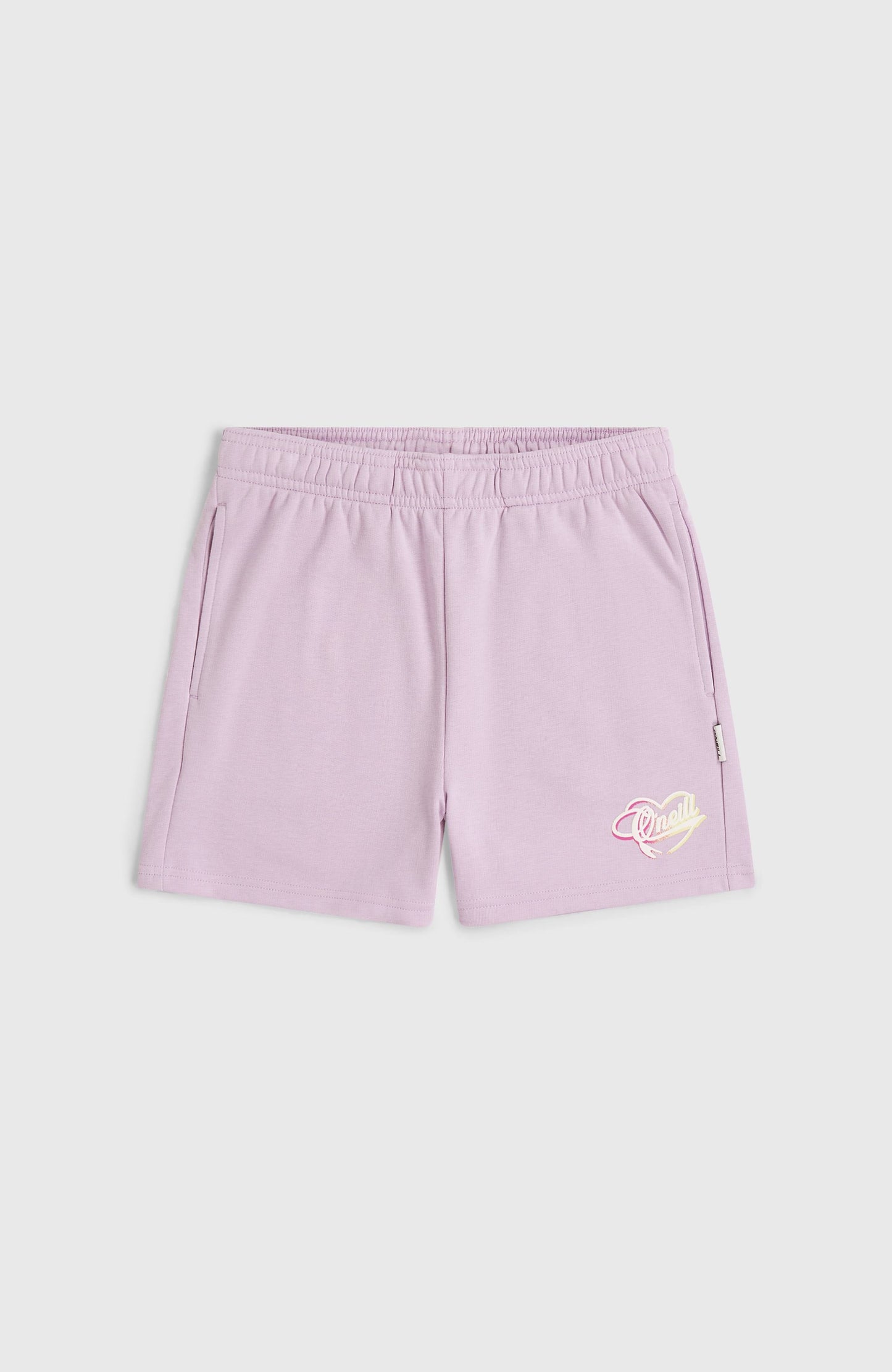 Essentials Script Sweatshorts Kids Pale Lavender