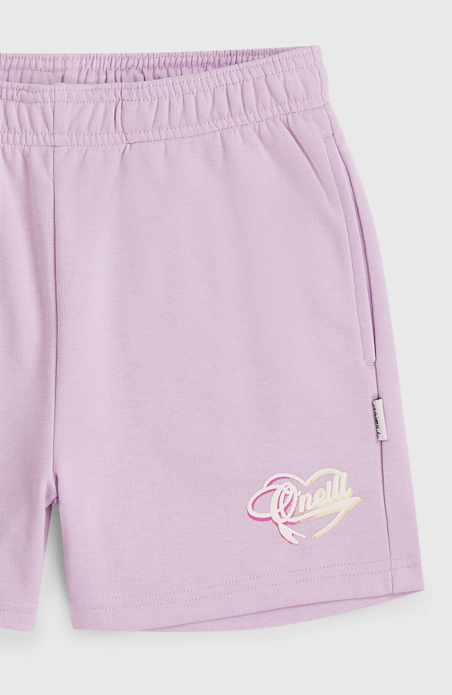 Essentials Script Sweatshorts Kids Pale Lavender