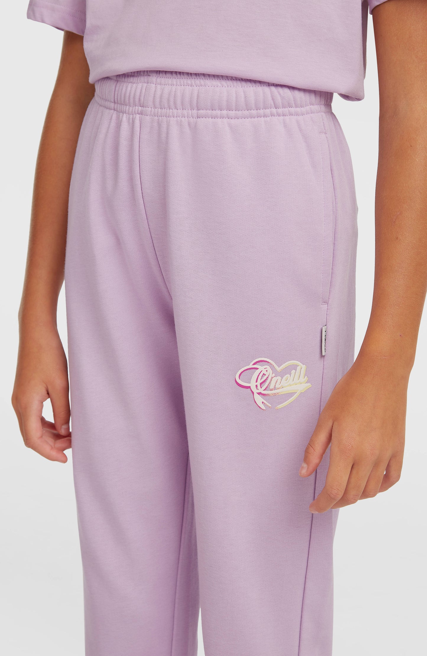 Essentials Script Sweatpants Kids Pale Lavender
