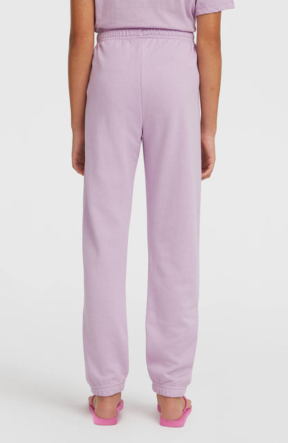 Essentials Script Sweatpants Kids Pale Lavender