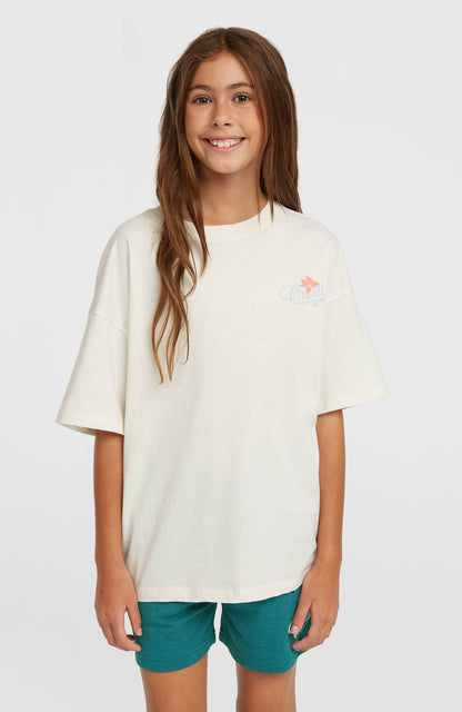 Essentials Script Sweatshorts Kids Botanical Heat