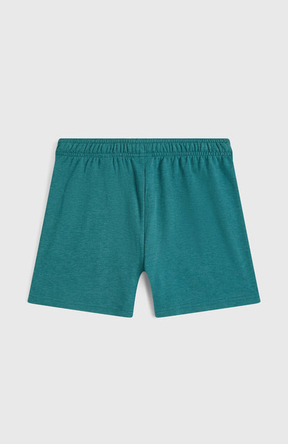 Essentials Script Sweatshorts Kids Botanical Heat