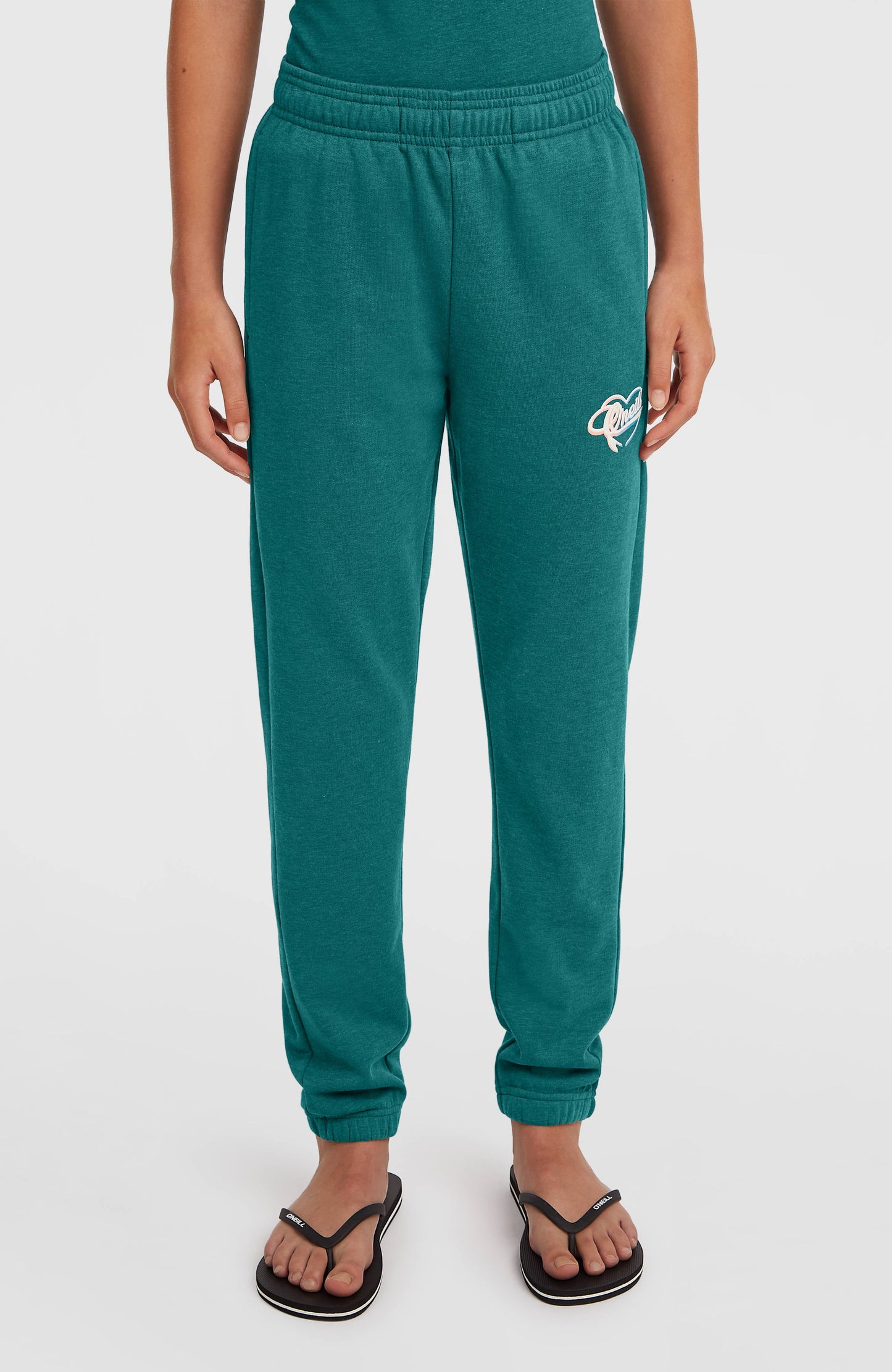 Essentials Script Sweatpants Kids Botanical Heat