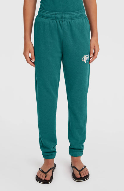 Essentials Script Sweatpants Kids Botanical Heat
