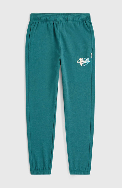 Essentials Script Sweatpants Kids Botanical Heat
