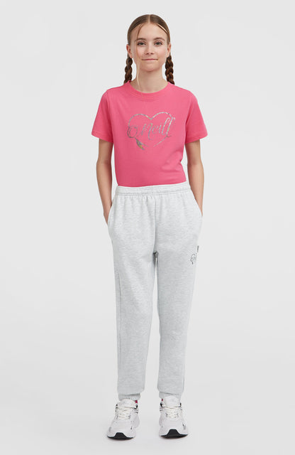Essentials Sweatpants Kids White Melange