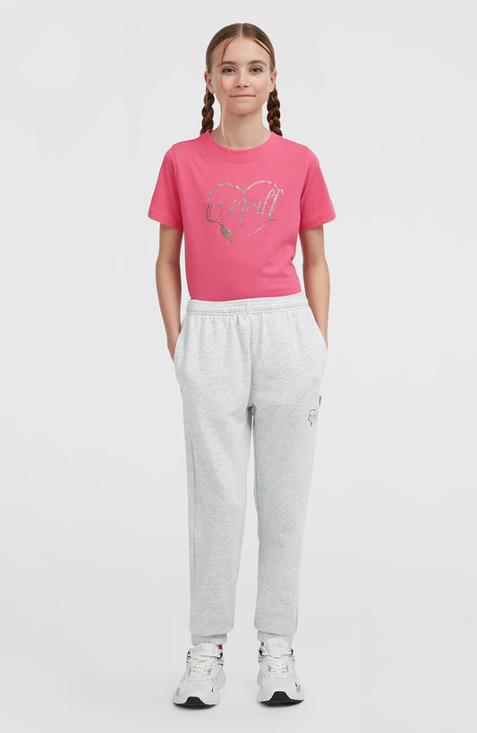 Essentials Sweatpants Kids White Melange