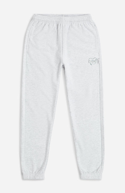 Essentials Sweatpants Kids White Melange