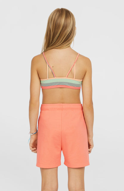 Heart Sweatshorts Kids Coral Pink