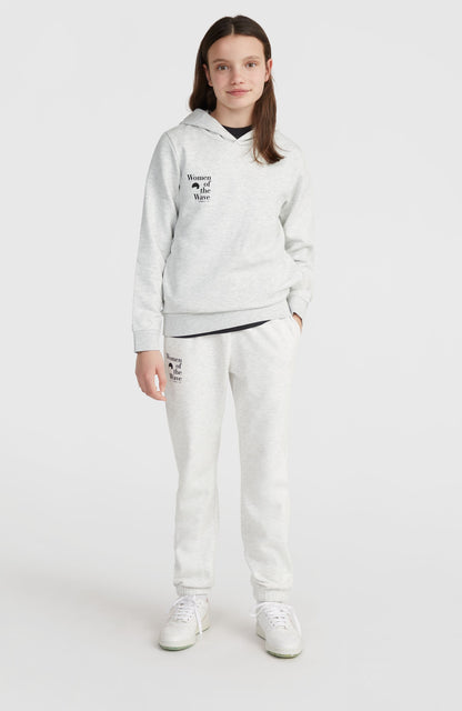 Women of the Wave Sweatpants Kids White Melange