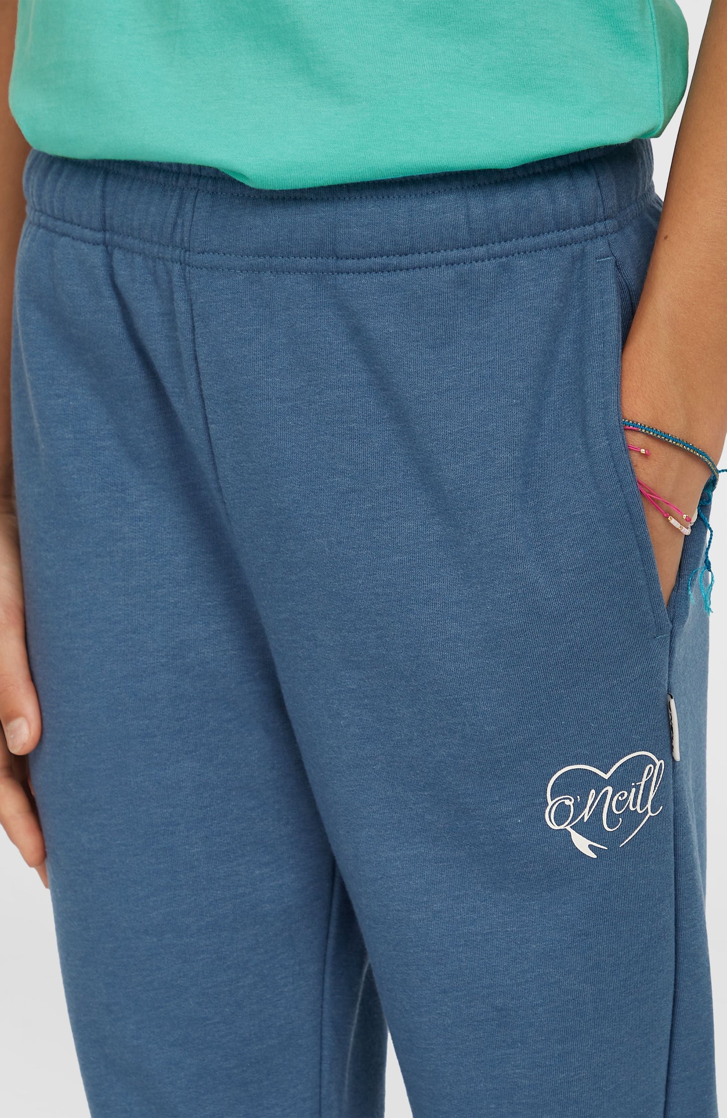 Script Sweatpants Kids Copen Blue