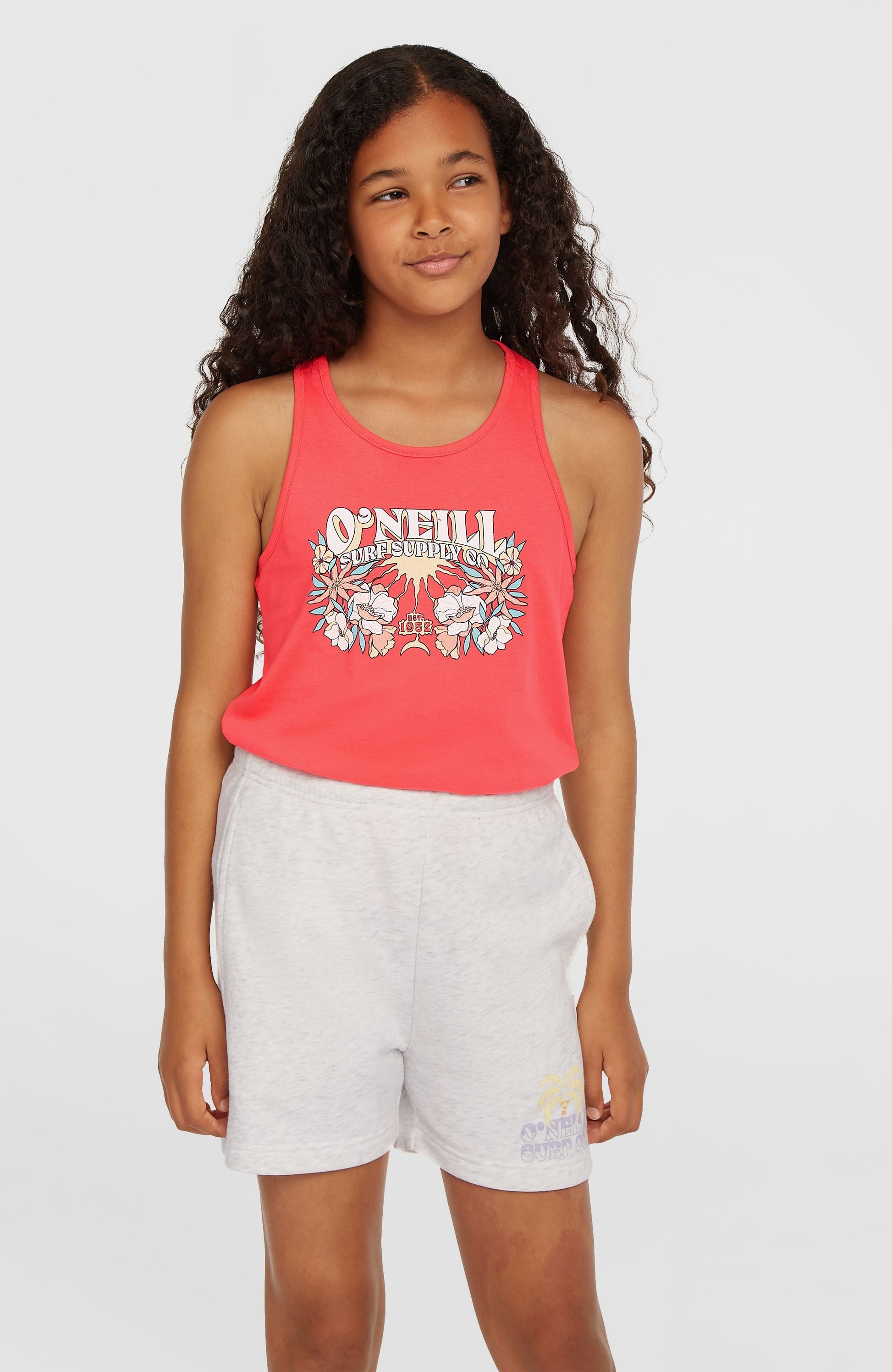 Heart Sweatshorts Kids White Melange
