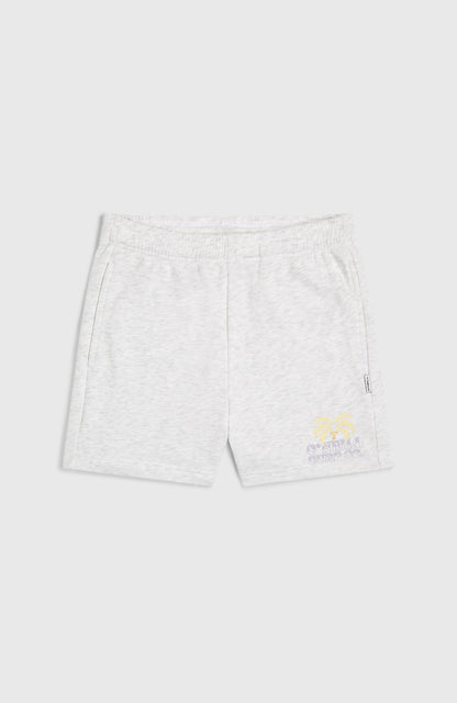Heart Sweatshorts Kids White Melange