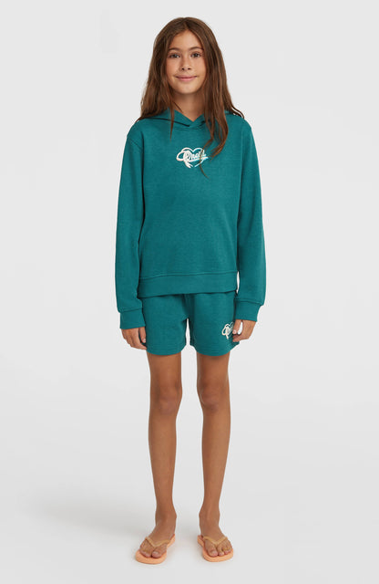 Essentials Script Hoodie Kids Botanical Heat