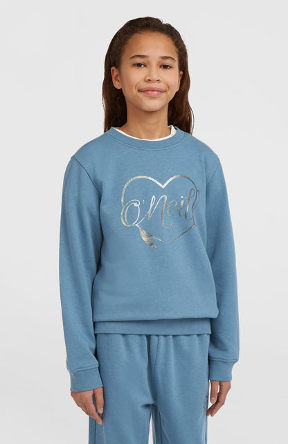 Essentials Crew Sweatshirt Kids Mozart Blue