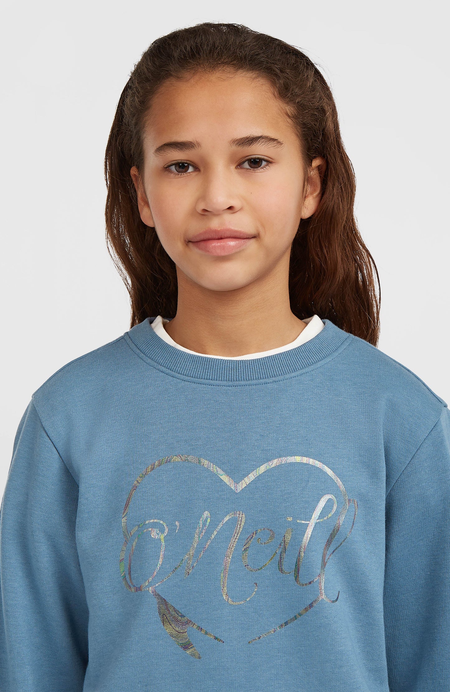 Essentials Crew Sweatshirt Kids Mozart Blue