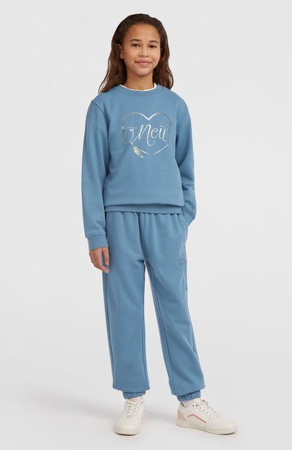 Essentials Crew Sweatshirt Kids Mozart Blue