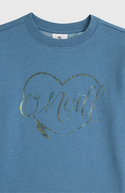 Essentials Crew Sweatshirt Kids Mozart Blue