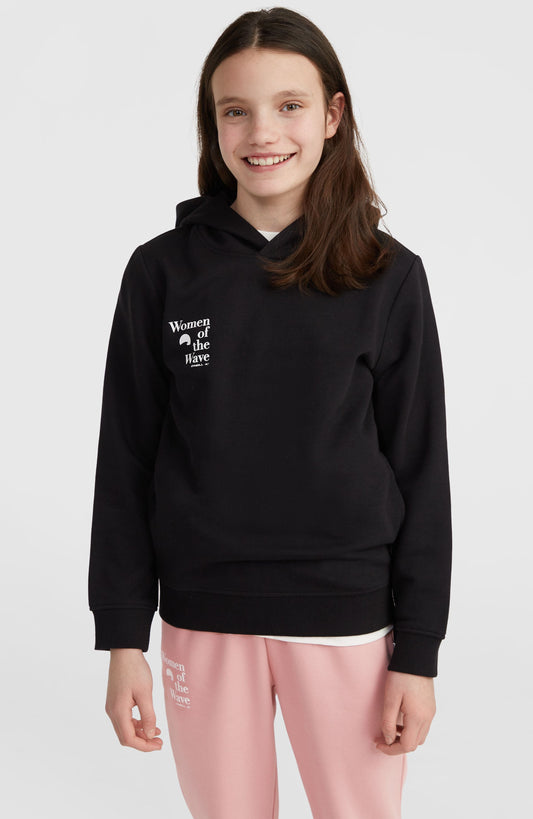 Women of the Wave Hoodie Kids Black Out