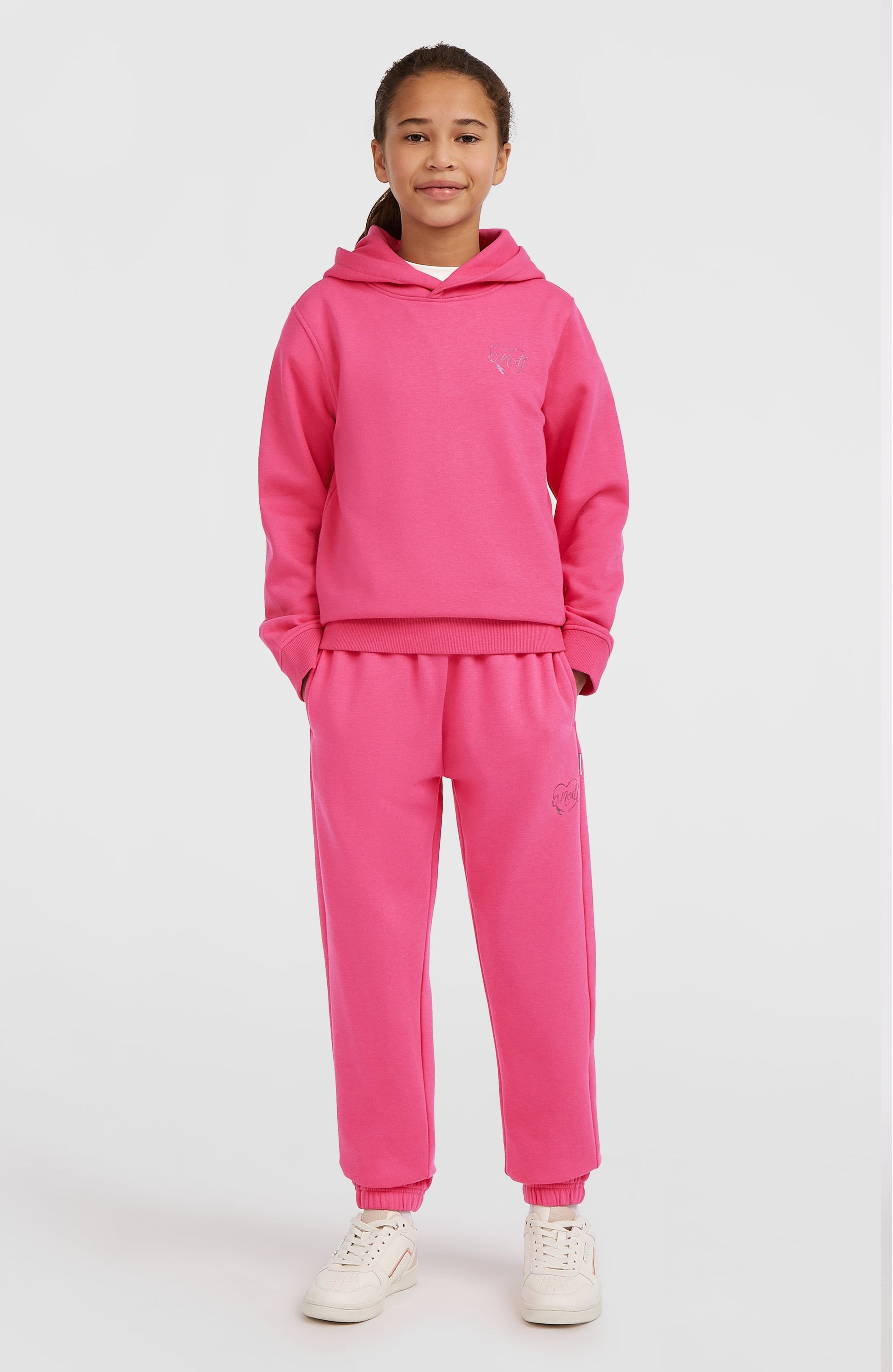 Essentials Hoodie Kids Carmine Rose