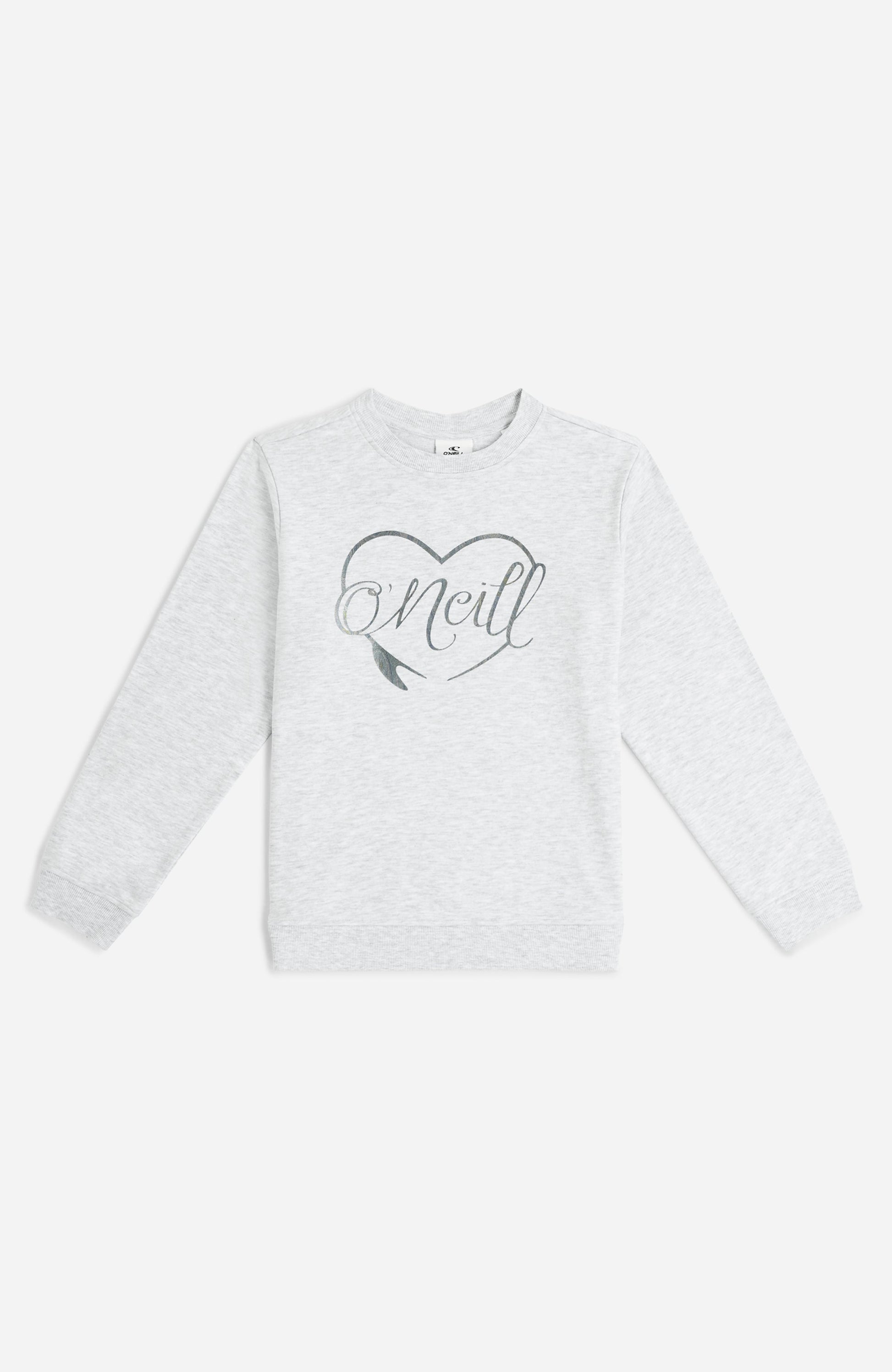 Essentials Crew Sweatshirt Kids White Melange