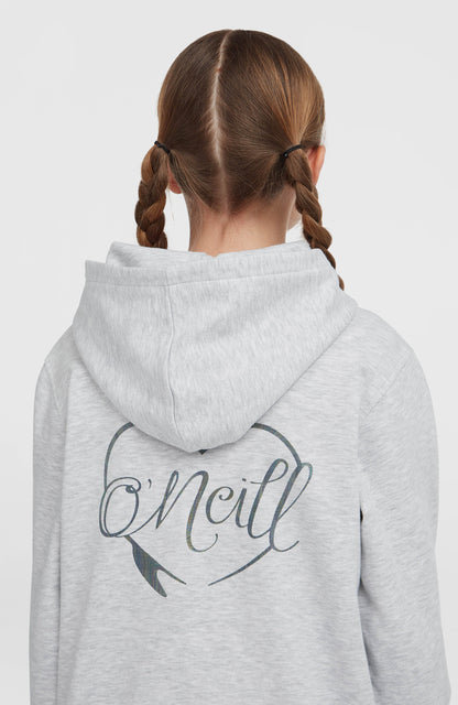 Essentials Hoodie Kids White Melange