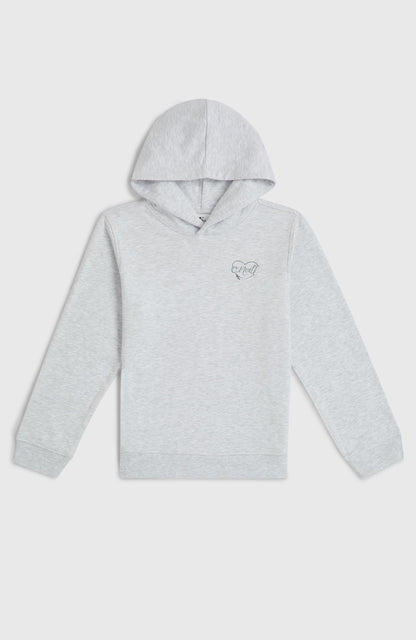 Essentials Hoodie Kids White Melange