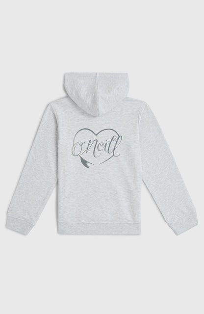 Essentials Hoodie Kids White Melange
