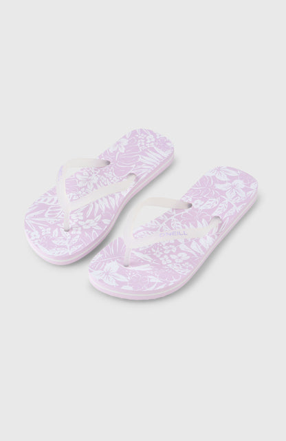 Profile Graphic Sandals Kids Purple Island Sky